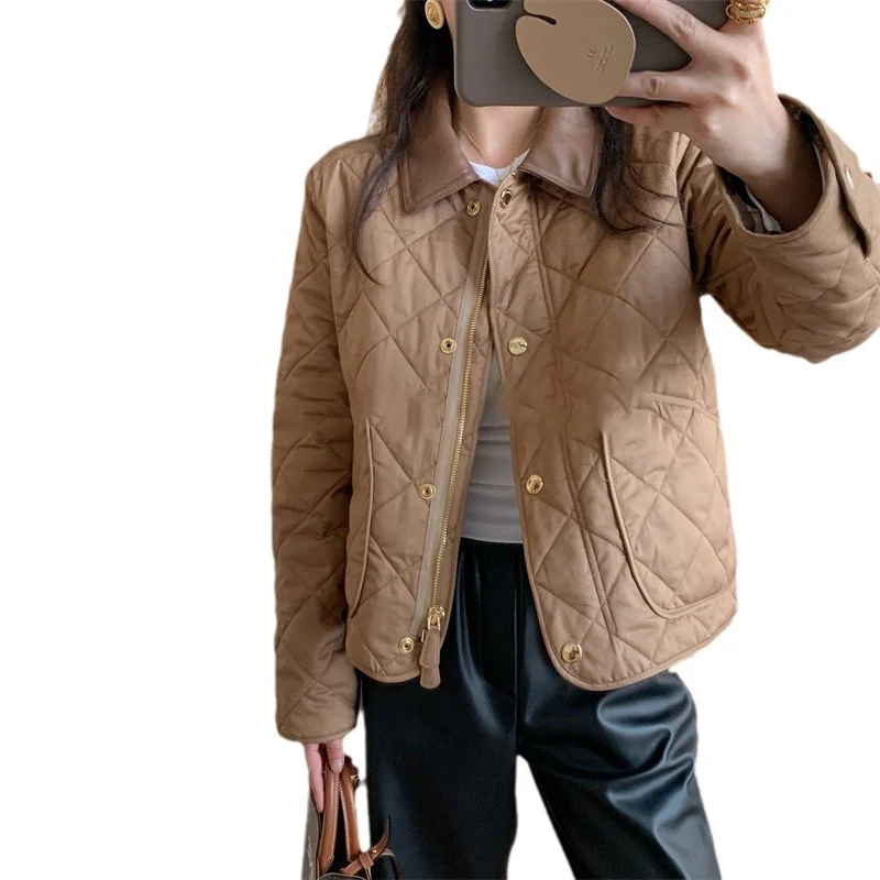 Damen Modische Steppjacke mit Taschen Nord Taschen