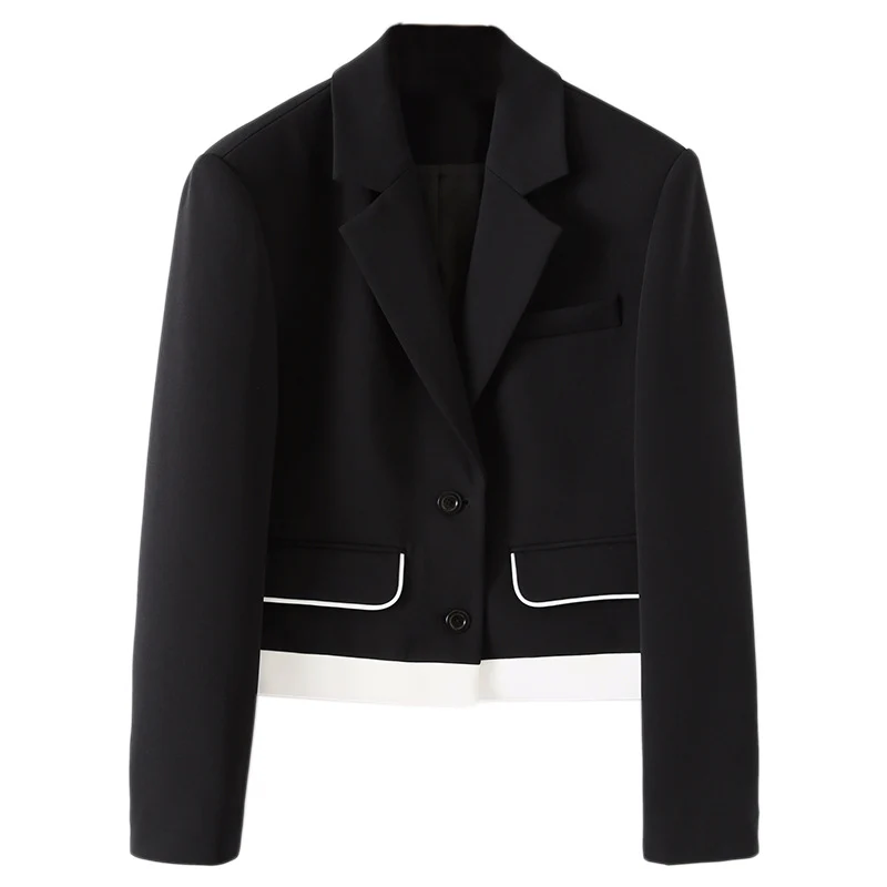 Damen Modischer Blazer mit strukturierter Oberfläche Nord Taschen