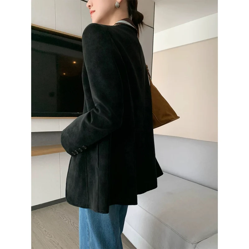 Damen Modischer Blazer mit strukturiertem Design Nord Taschen