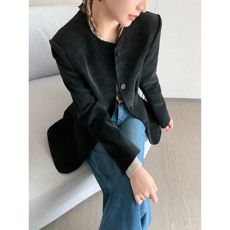 Damen Modischer Blazer mit strukturiertem Design Nord Taschen