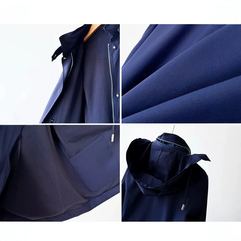 Damen moderne Utility-Jacke mit hohem Kragen Nord Taschen