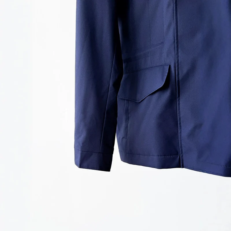 Damen moderne Utility-Jacke mit hohem Kragen Nord Taschen