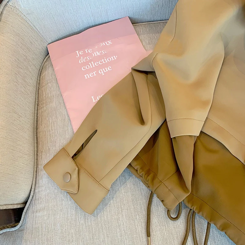 Damen Moderne Übergangsjacke mit hohem Kragen Nord Taschen