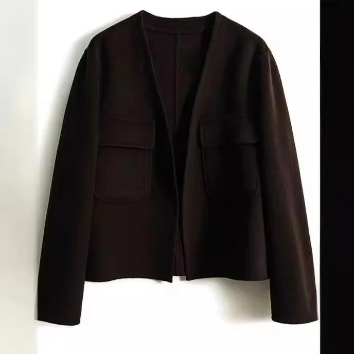 Damen Moderne Oversized-Jacke Nord Taschen