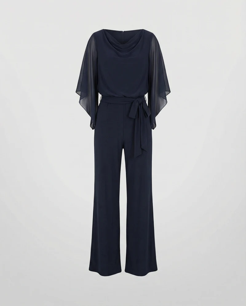 Jumpsuit elegant Damen mit Chiffonärmeln - Vittorelli