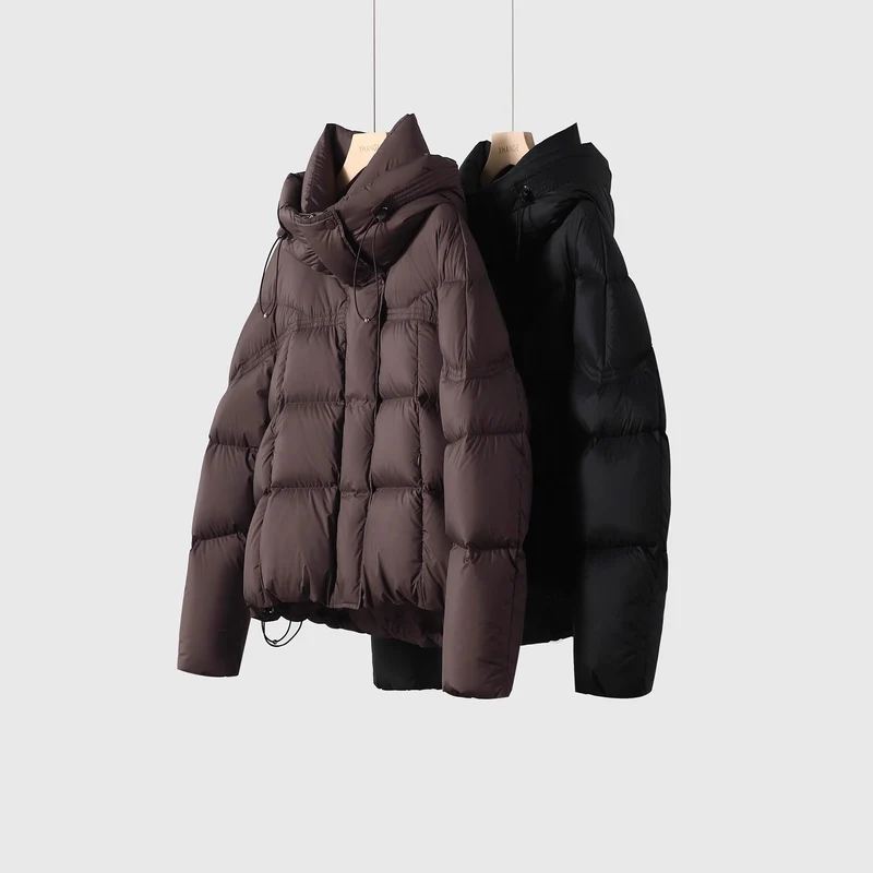 Damen modische Steppjacke mit hohem Kragen Nord Taschen