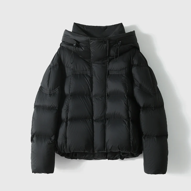Damen modische Steppjacke mit hohem Kragen Nord Taschen