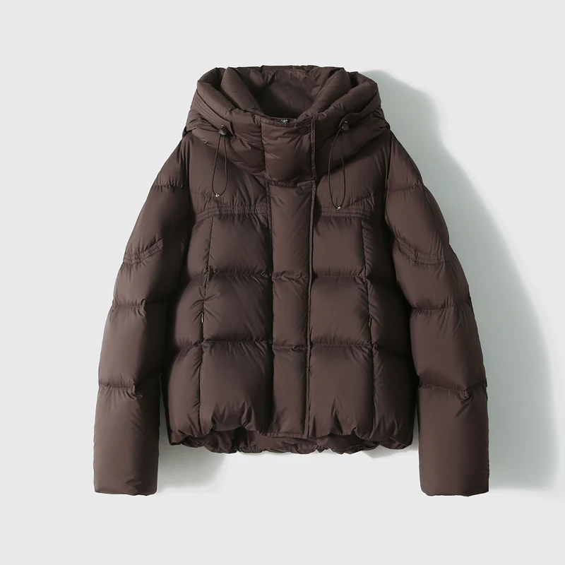 Damen modische Steppjacke mit hohem Kragen Nord Taschen