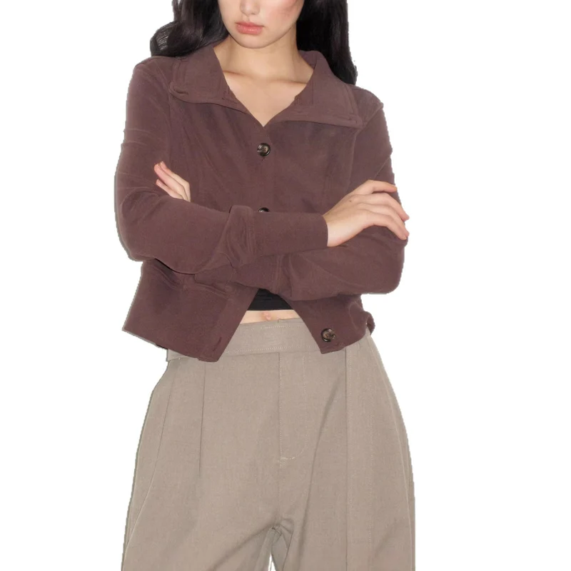 Damen Modische Steppjacke mit hohem Kragen Nord Taschen