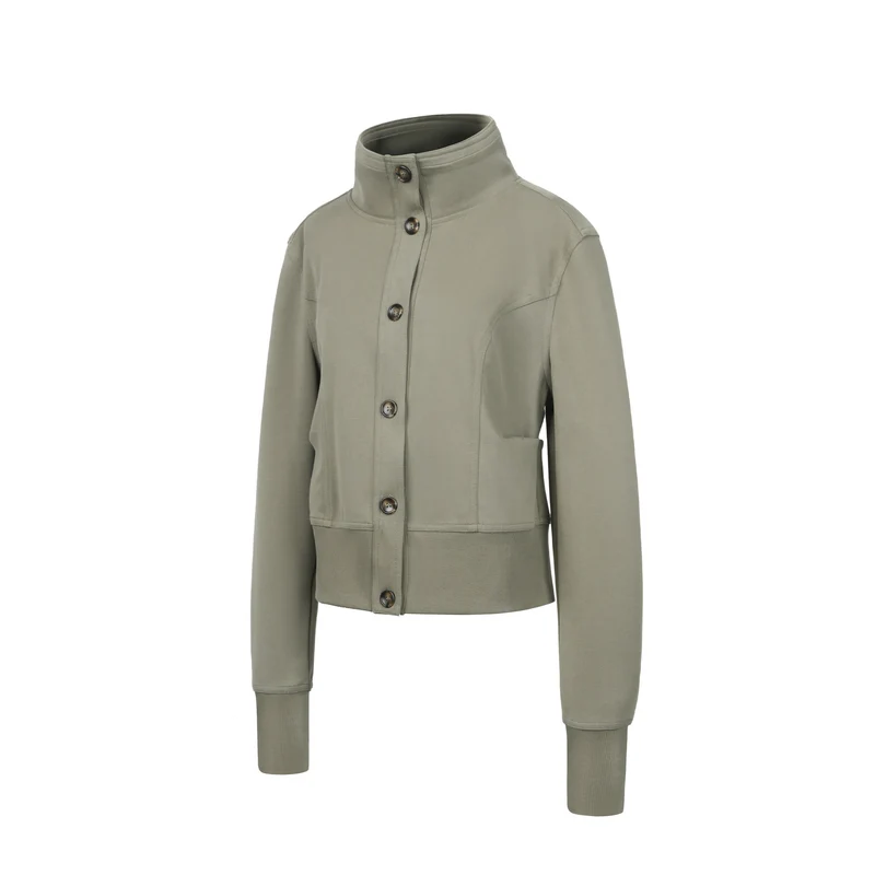 Damen Modische Steppjacke mit hohem Kragen Nord Taschen