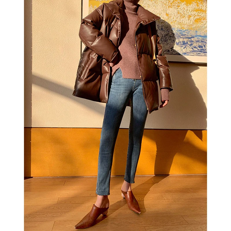 Damen Modische Steppjacke mit hohem Kragen Nord Taschen 1789269028