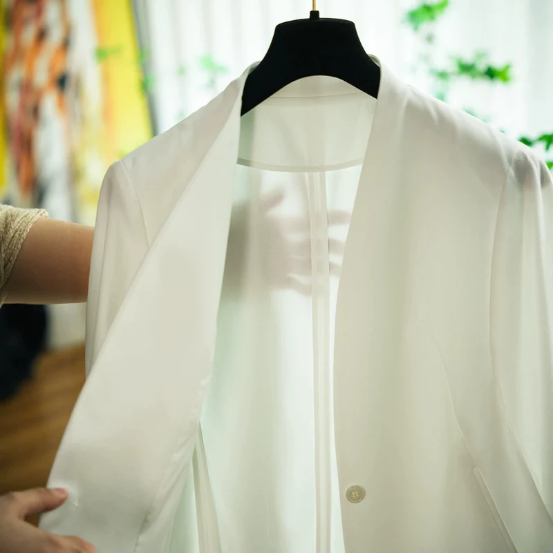 Damen Modischer Blazer mit leicht strukturierter Oberfläche Nord Taschen