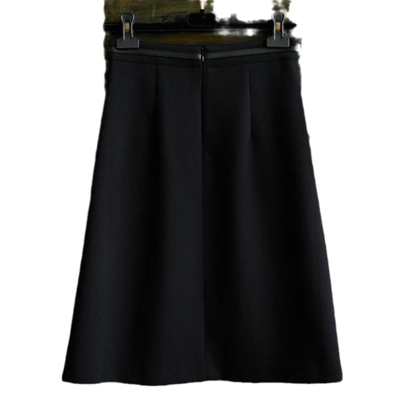 Damen Midirock mit schwingendem Design und Taillengürtel Nord Taschen