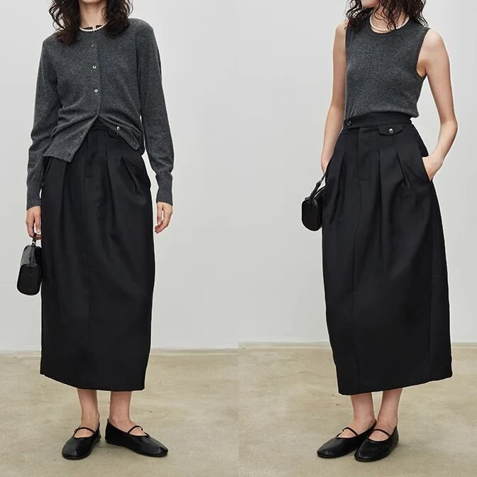 Damen Maxikleid Nord Taschen