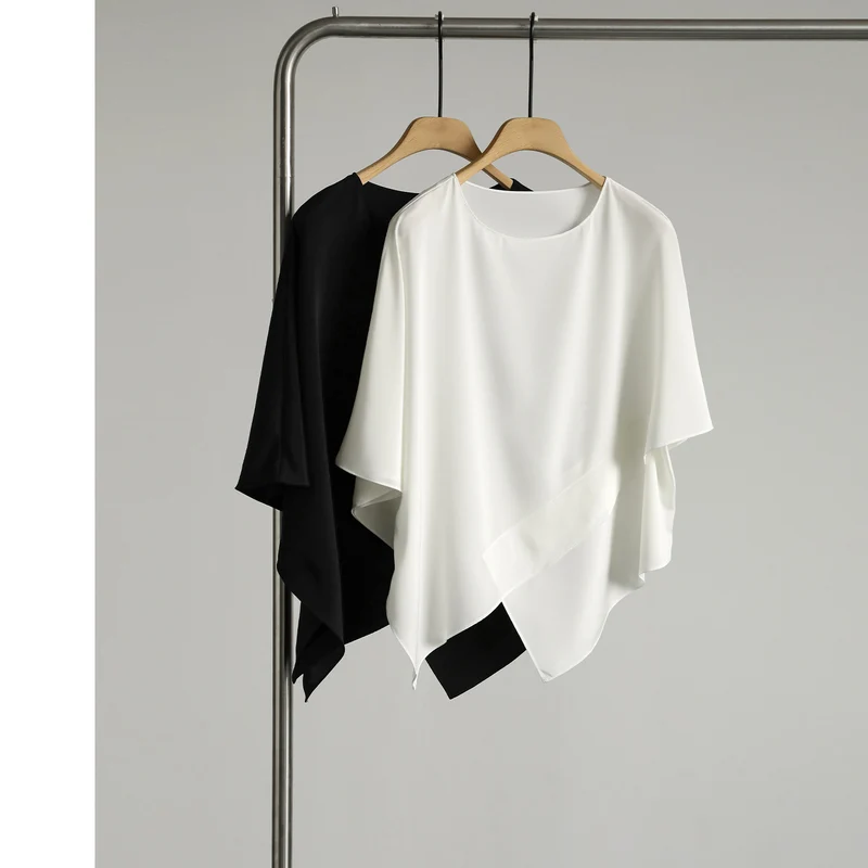 Damen Modische Wickelbluse Nord Taschen