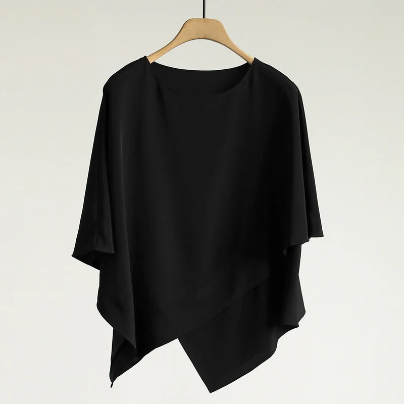 Damen Modische Wickelbluse Nord Taschen