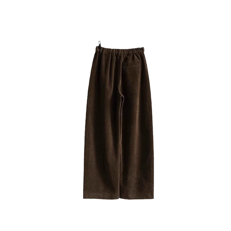 Damen Modische, weite Cordhose Nord Taschen