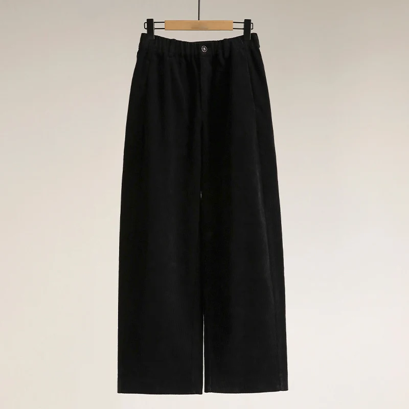 Damen Modische, weite Cordhose Nord Taschen