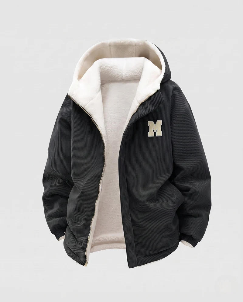 Damen Fleece gefütterte Cordjacke Nord Taschen