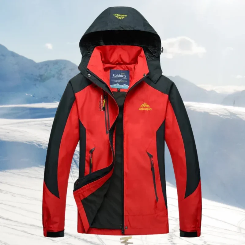 Damen Wasserdichte Outdoor Jacke Mit Kapuze