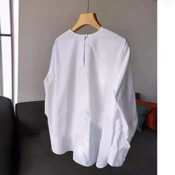 Damen Modische, weit geschnittene Bluse Nord Taschen