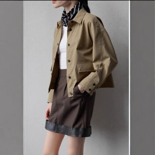 Damen Modische Utility-Jacke mit vielseitigem Design Nord Taschen