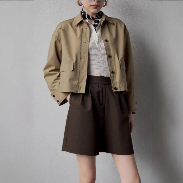 Damen Modische Utility-Jacke mit vielseitigem Design Nord Taschen