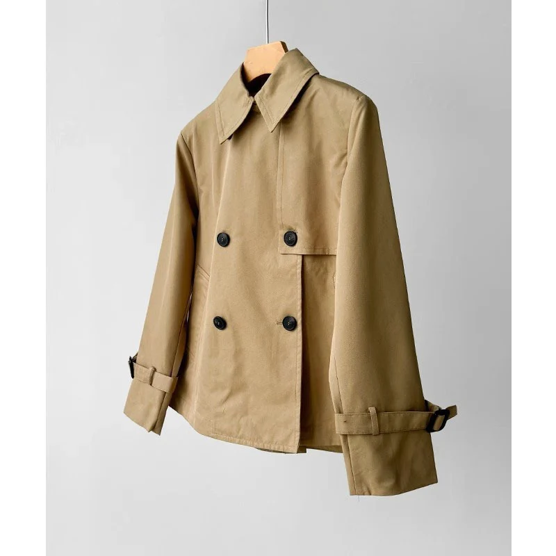 Damen Modische und modifizierbare Trenchjacke Nord Taschen