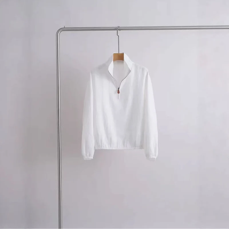 Damen Leichte Übergangsjacke mit Stehkragen Nord Taschen