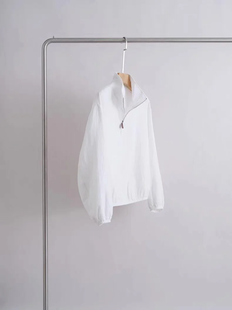 Damen Leichte Übergangsjacke mit Stehkragen Nord Taschen