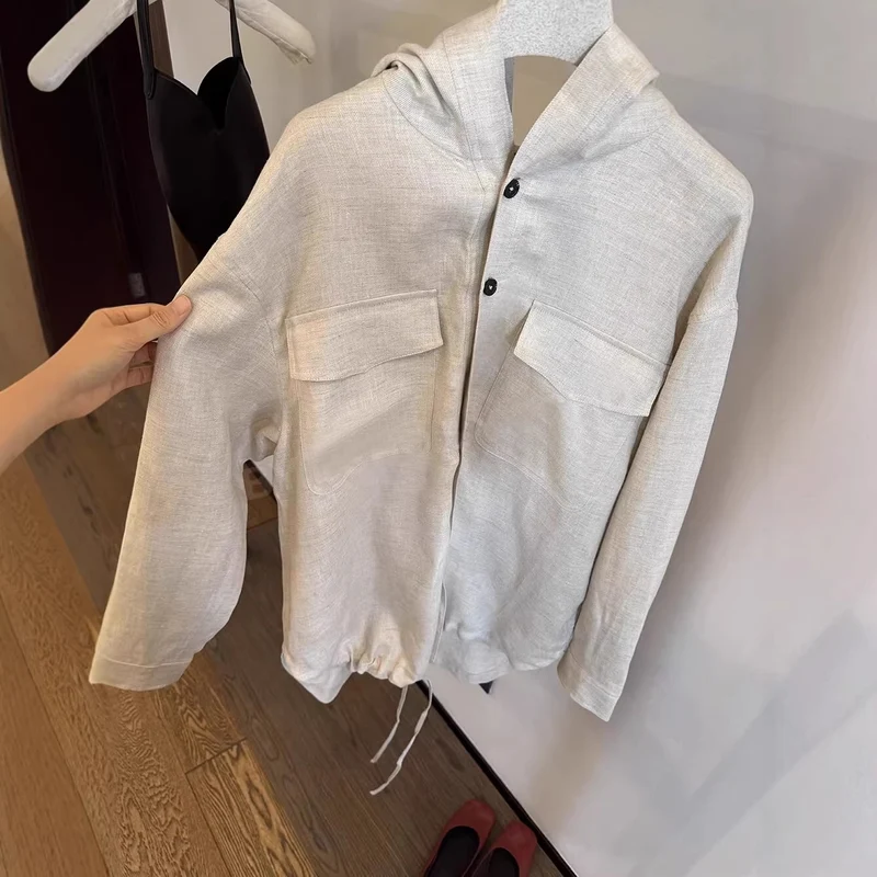 Damen Leichte Übergangsjacke mit Kapuze Nord Taschen