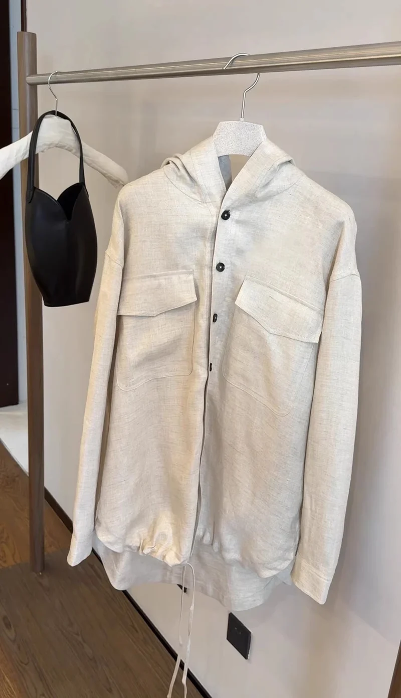 Damen Leichte Übergangsjacke mit Kapuze Nord Taschen