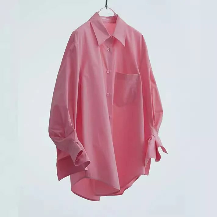 Damen Oversized Hemd mit lässigem Schnitt Nord Taschen