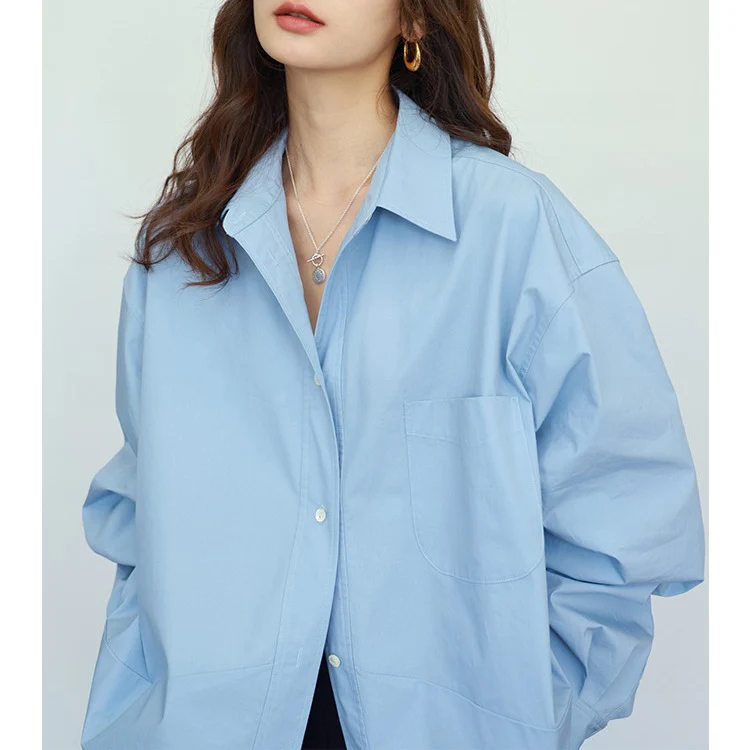 Damen Oversized Hemd Nord Taschen
