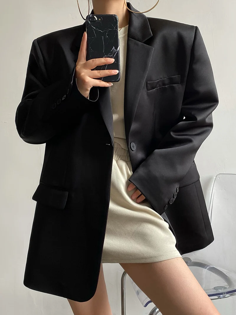 Damen Oversized Blazer Nord Taschen