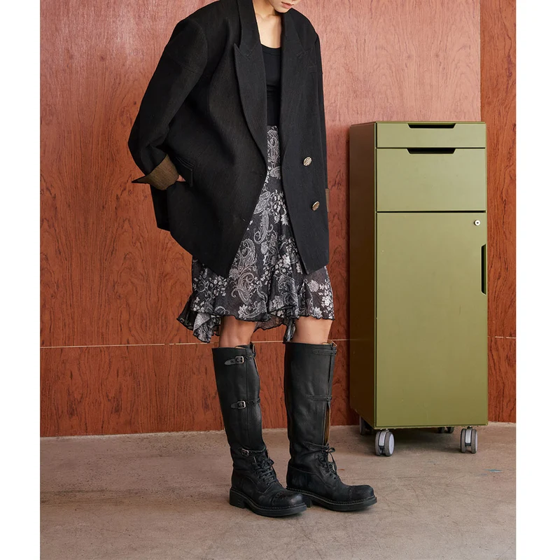 Damen Oversized Blazer aus hochwertigem Stoff Nord Taschen