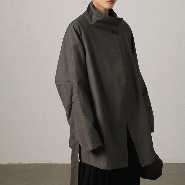 Damen Modische Langjacke Nord Taschen