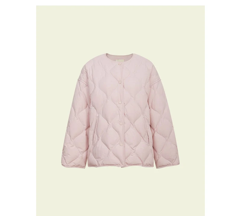 Damen Modische lange Daunenjacke Nord Taschen