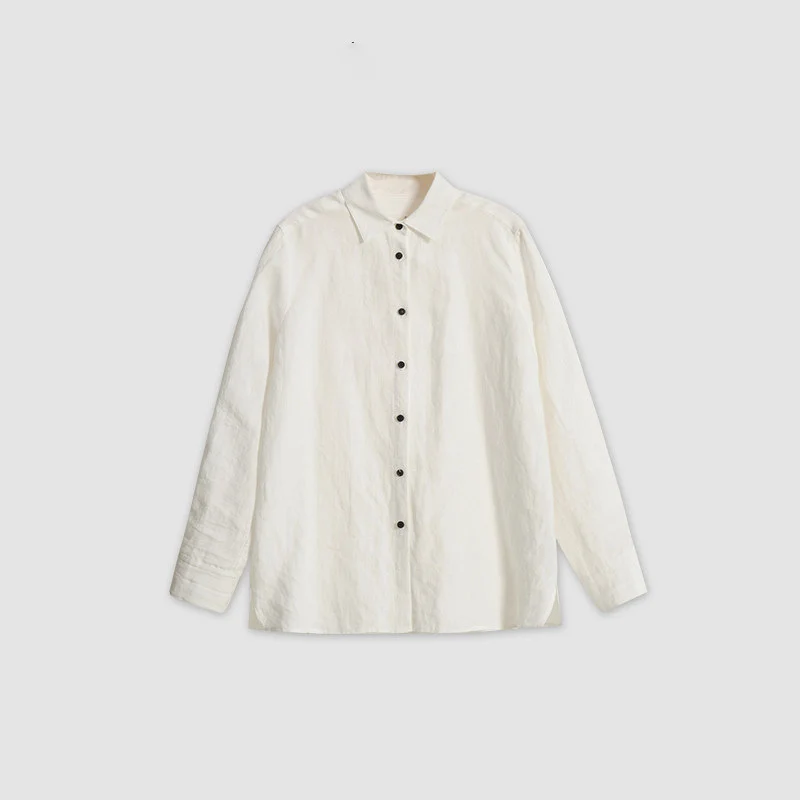 Damen Modische langärmlige Bluse Nord Taschen