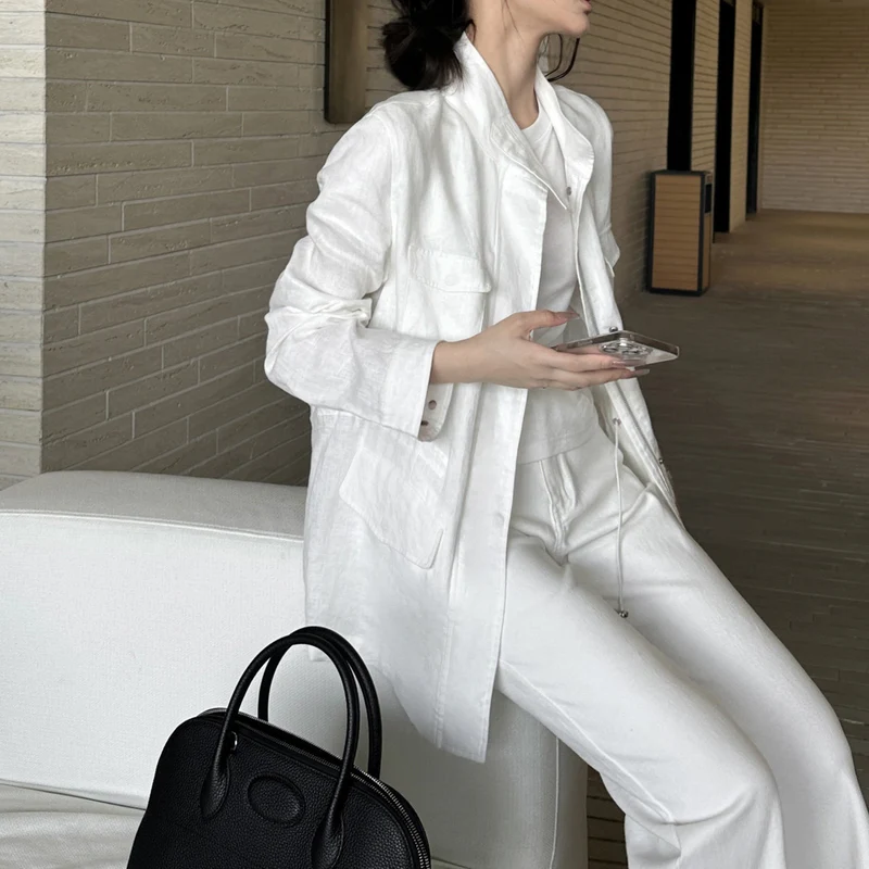 Damen Modische und luftige Sommerjacke Nord Taschen