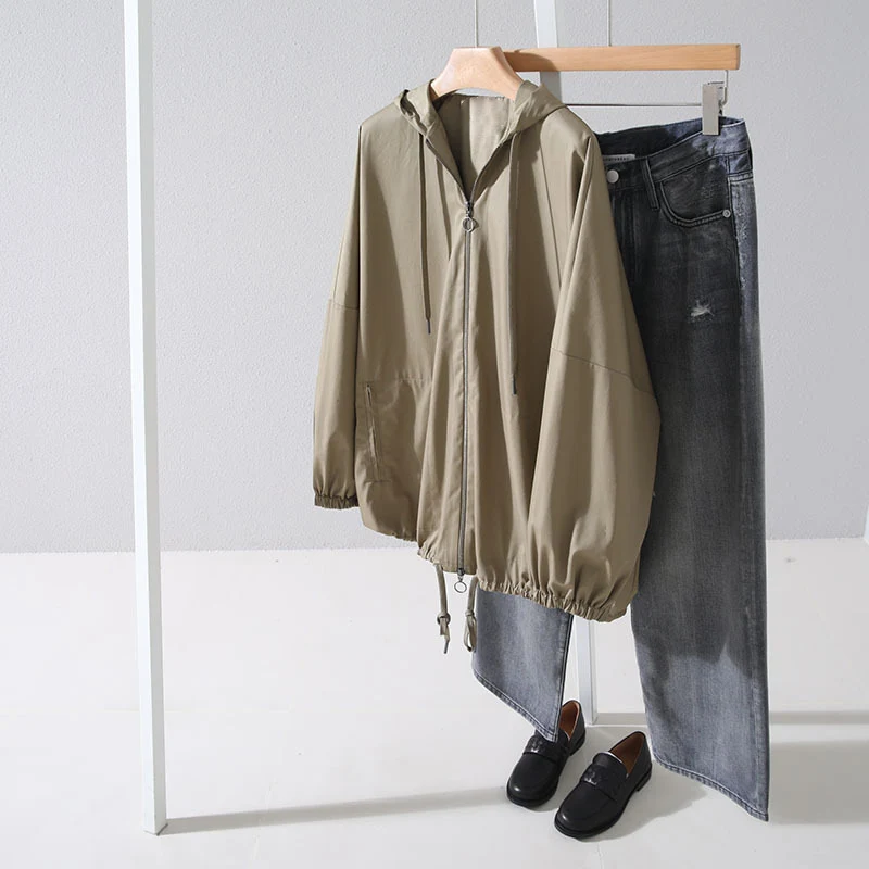 Damen Modische und lässige Übergangsjacke Nord Taschen