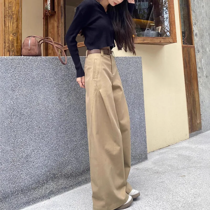 Damen Modische und lässige Hochtausende Hose Nord Taschen