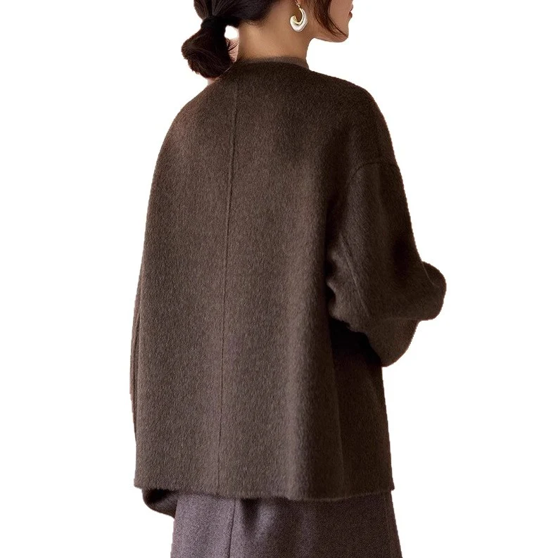 Damen Modische und elegante Strickjacke Nord Taschen