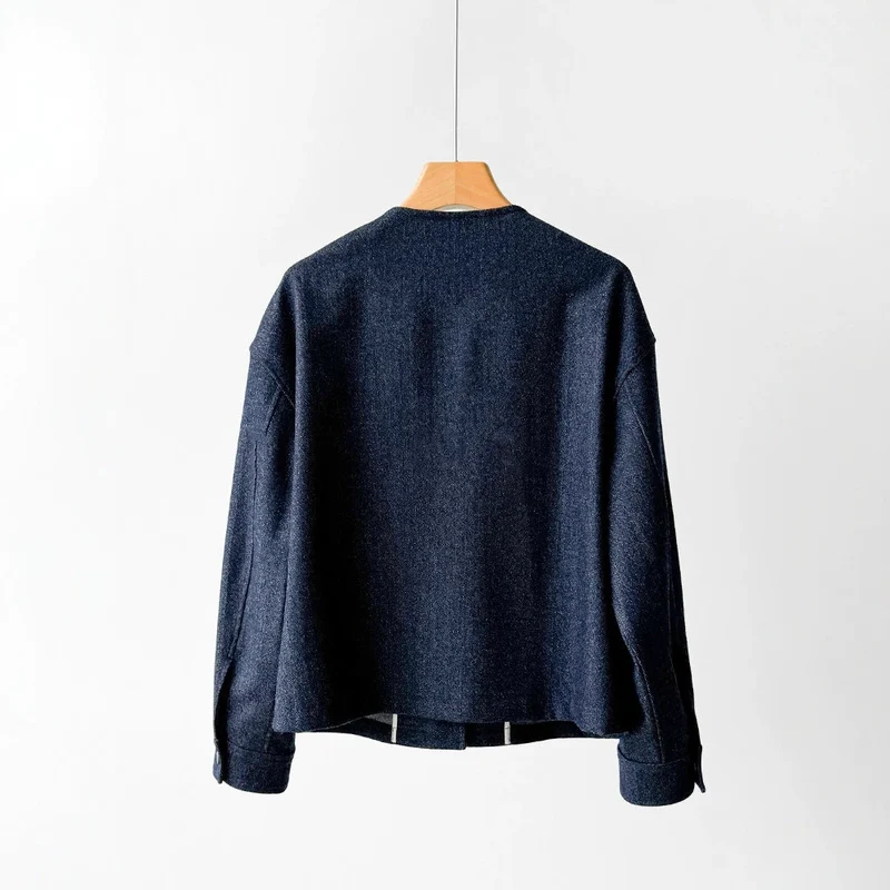 Damen Modische Jacke mit Knöpfen und praktischen Taschen Nord Taschen