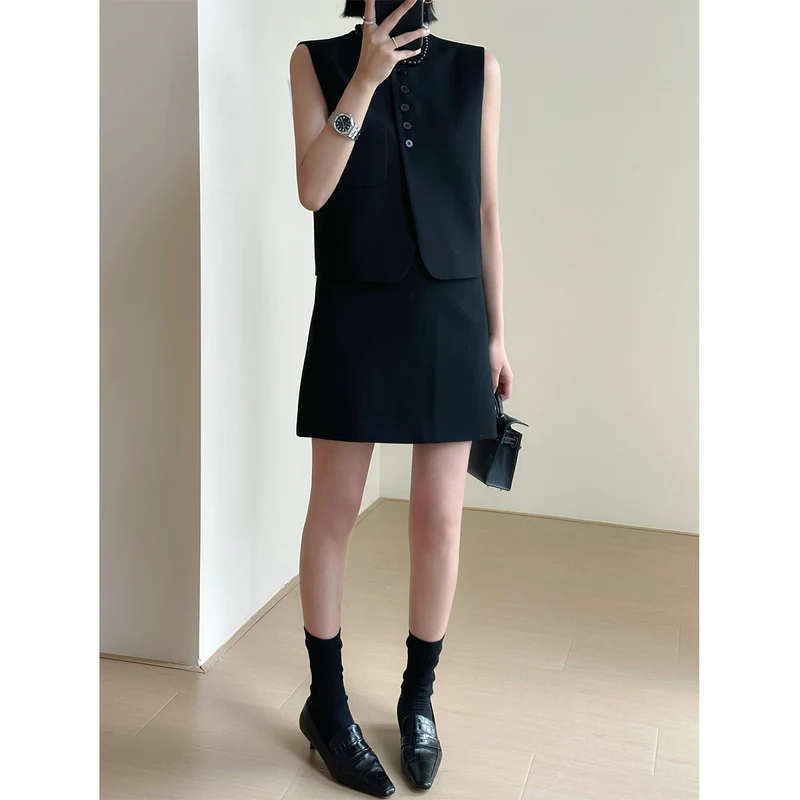 Damen Modisches Blazer-Kleid-Set Nord Taschen