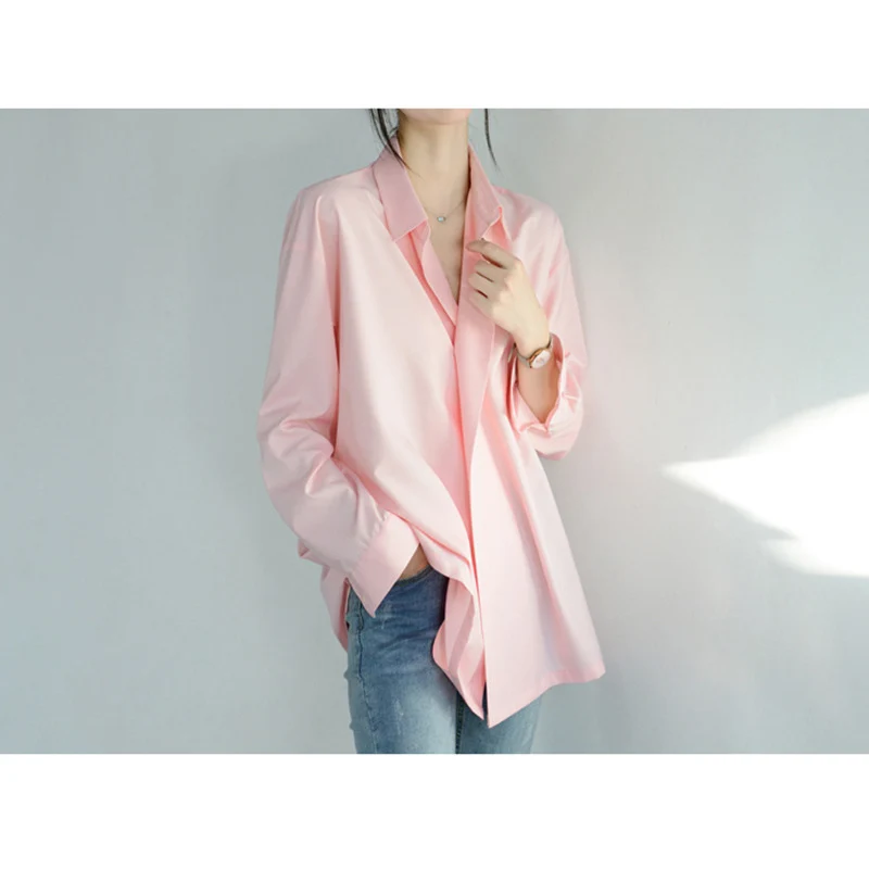 Damen Legere Oversized-Bluse mit modernem Schnitt Nord Taschen