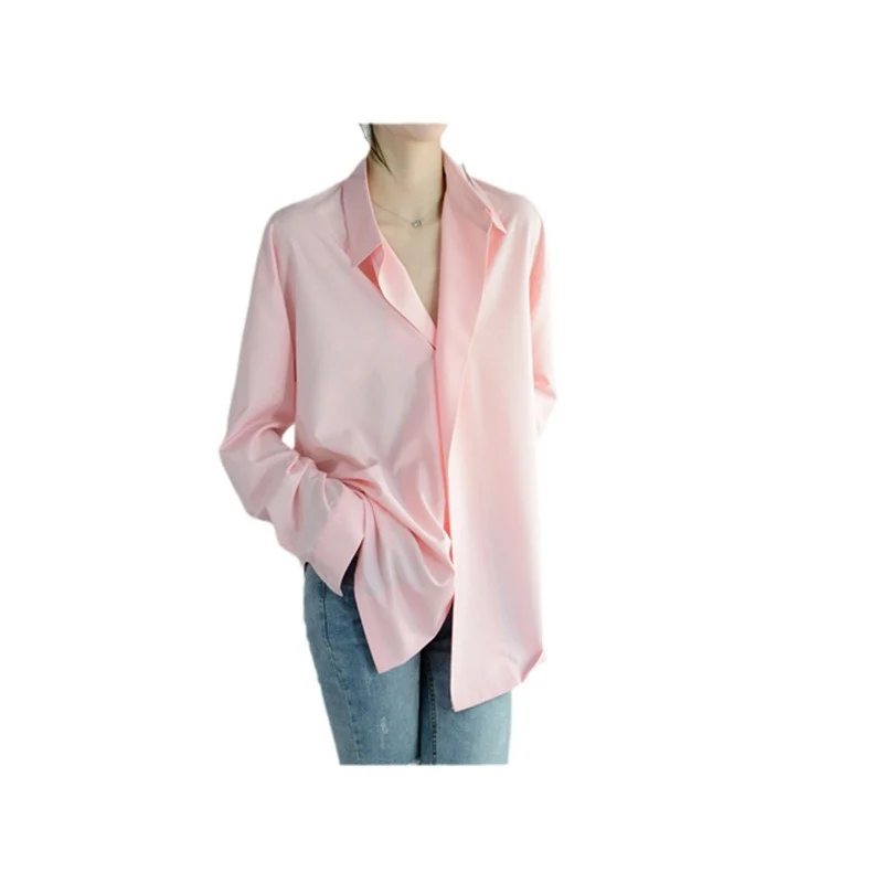 Damen Legere Oversized-Bluse mit modernem Schnitt Nord Taschen
