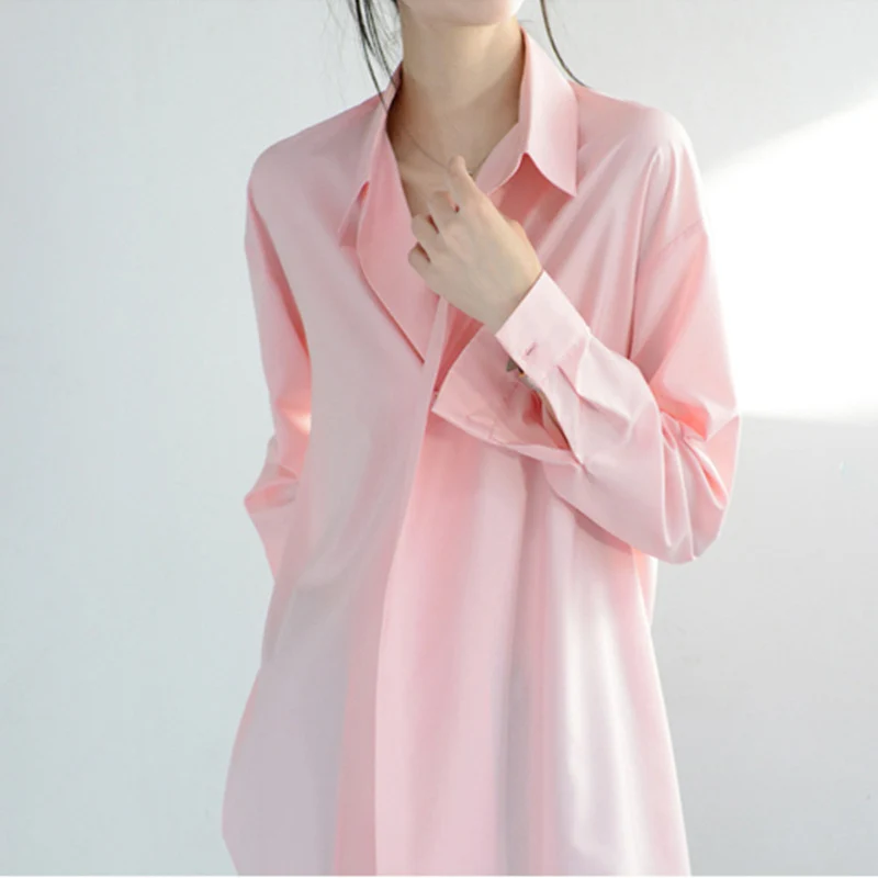 Damen Legere Oversized-Bluse mit modernem Schnitt Nord Taschen