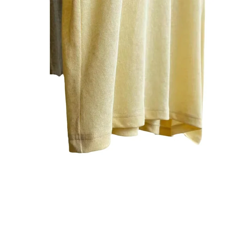 Damen Lässiges Langarmshirt mit V-Ausschnitt Nord Taschen