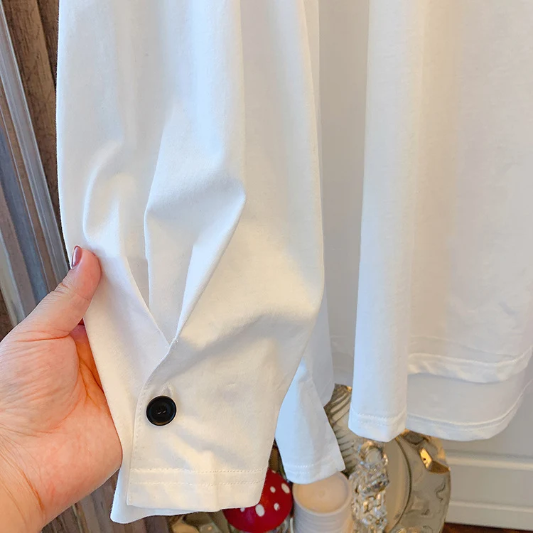 Damen Lässiges Langarmshirt mit modernem Schnitt Nord Taschen